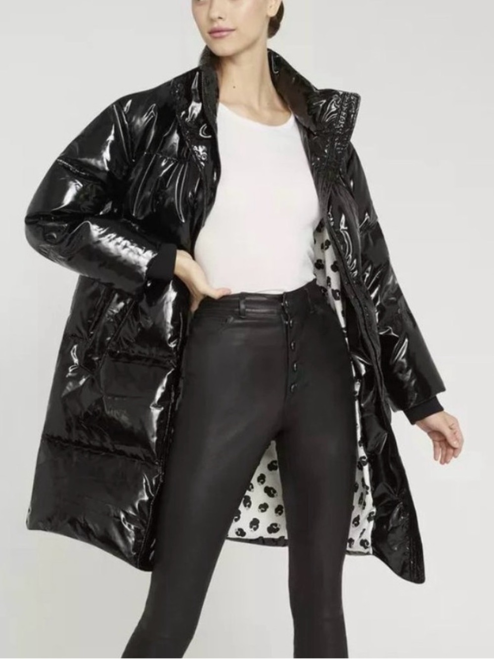 Alice and Olivia Julian oversized waterproof down jacket size S